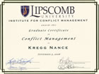 lipscomb certificate